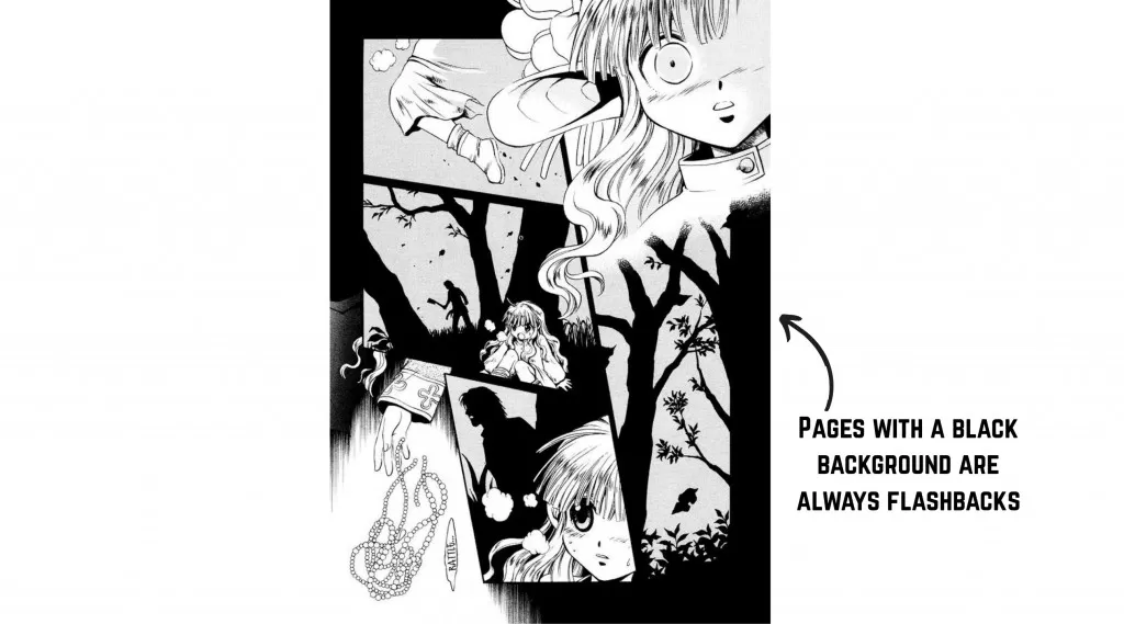 An image from Anima manga, to show what a flashback looks like
